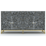 Jade Sideboard Buffet - Black Mother of Pearl Inlay