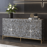 Jade Sideboard Buffet - Black Mother of Pearl Inlay