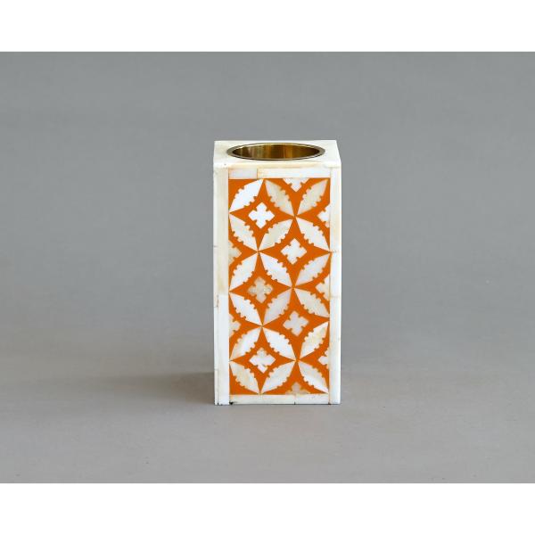Ines Rectangular Medkhan - Bone Inlay
