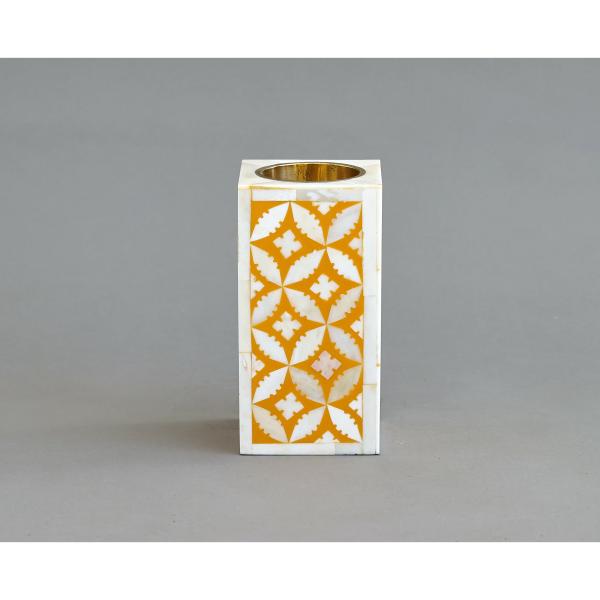 Ines Rectangular Medkhan - Bone Inlay