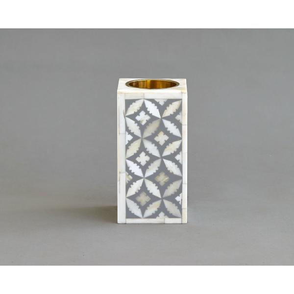 Ines Rectangular Medkhan - Bone Inlay