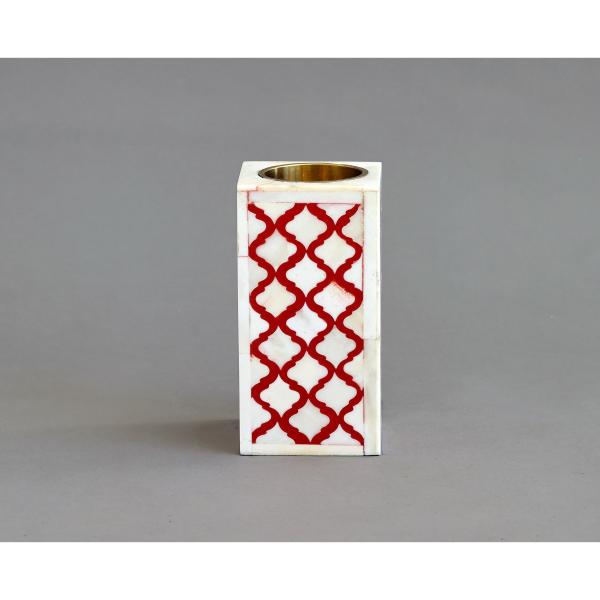 Nour Rectangular Medkhan - Bone Inlay