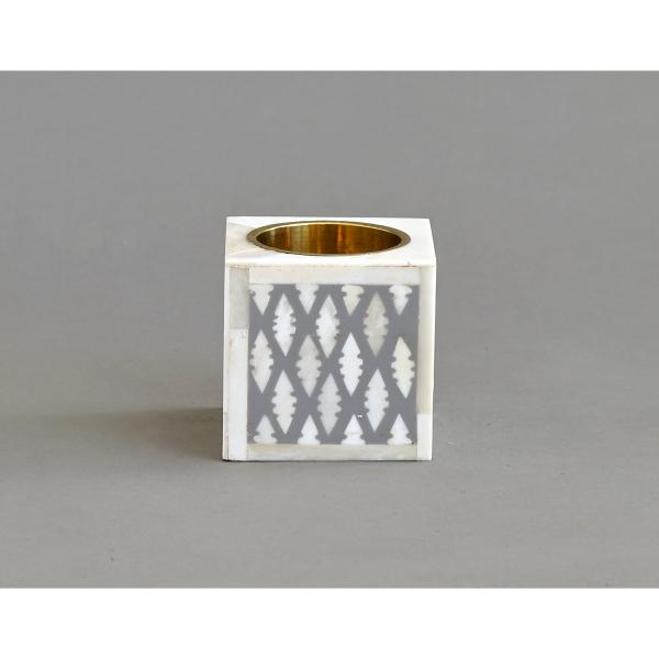 Jawad Square Medkhan - Bone Inlay