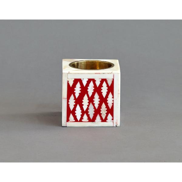 Jawad Square Medkhan - Bone Inlay