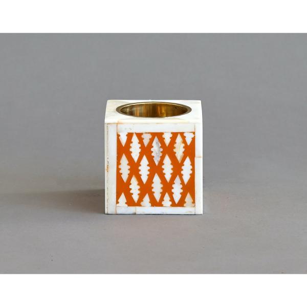 Jawad Square Medkhan - Bone Inlay