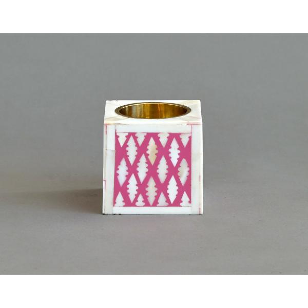 Jawad Square Medkhan - Bone Inlay