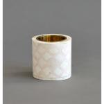 Nour Round Medkhan - Bone Inlay