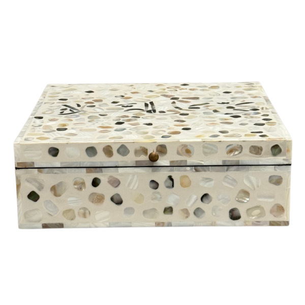 Iris Box - White Mother of Pearl Inlay