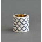 Nour Round Medkhan - Bone Inlay