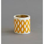 Rabi Round Medkhan - Bone Inlay