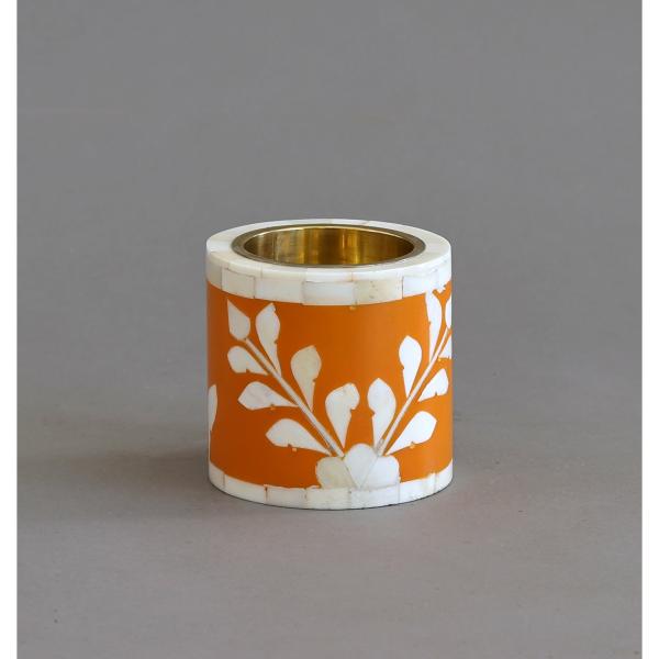 Jamila Round Medkhan - Bone Inlay