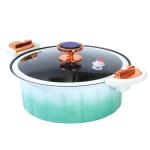 10L Multifunctional Enamel Micro Pressure Cooker Soup Pot and Stew Pot