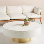 Ameerah Coffee Table - White Bone Inlay