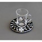 Jamila Drink Coaster - Multicolor Mother of Pearl