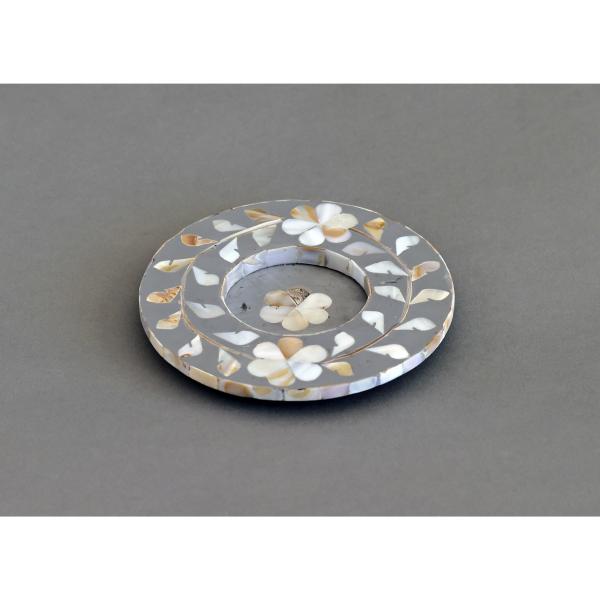 Jamila Drink Coaster - Multicolor Mother of Pearl