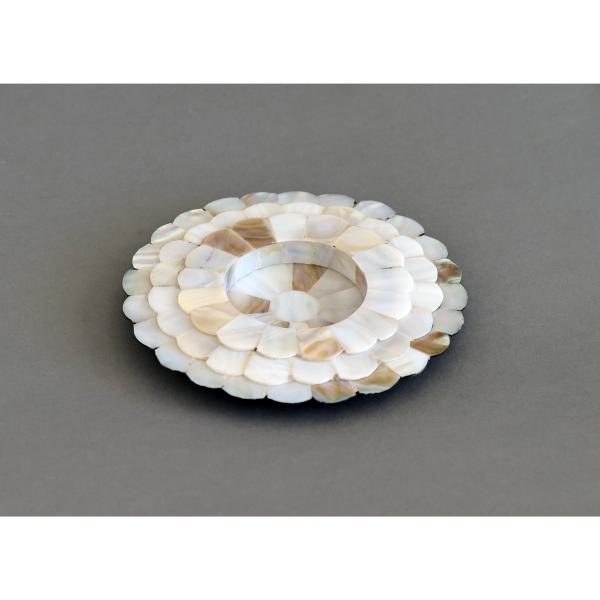 Farah Drink Coaster - White Mother of Pearl