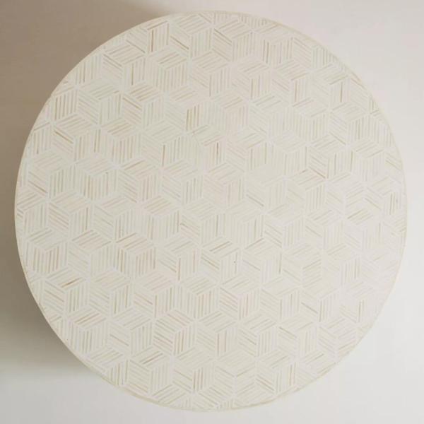 Ameerah Coffee Table - White Bone Inlay