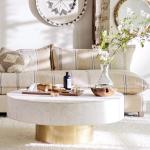 Ameerah Coffee Table - White Bone Inlay