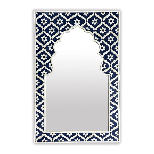 Inayat Mirror - Blue Bone Inlay