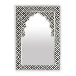 Yasmine Mirror - Black Bone Inlay