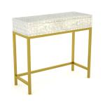 Vaan Mini Dresser Console - Cream Bone Inlay