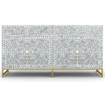 Jade Sideboard Buffet - Grey Mother of Pearl Inlay