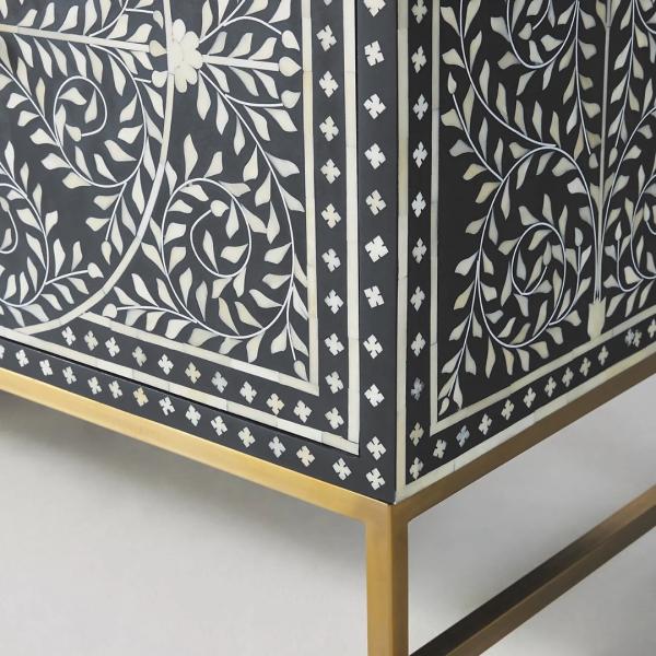 Jade Sideboard Buffet - Black Bone Inlay