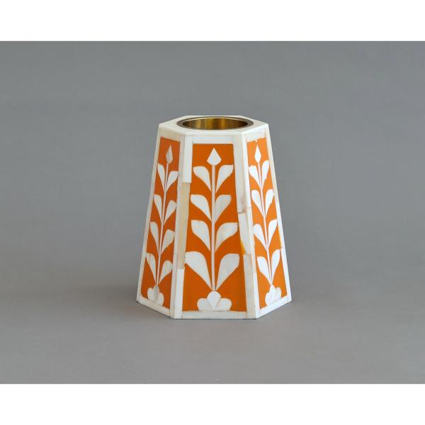 Jamila Hexagonal Medkhan - Bone Inlay
