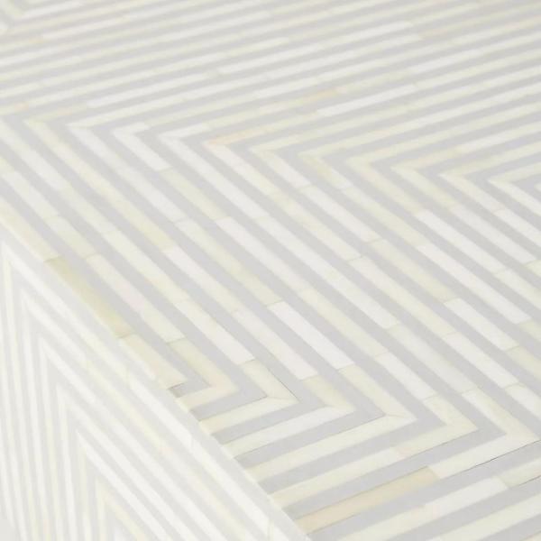 Lipari Coffee Table - Grey Bone Inlay