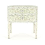 Iris Side Drawer - Cream Mother of Pearl Inlay