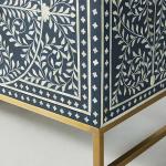 Jade Sideboard Buffet - Navy Blue Bone Inlay
