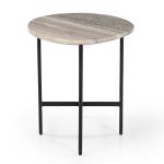 Ava Side Table - Brown Marble