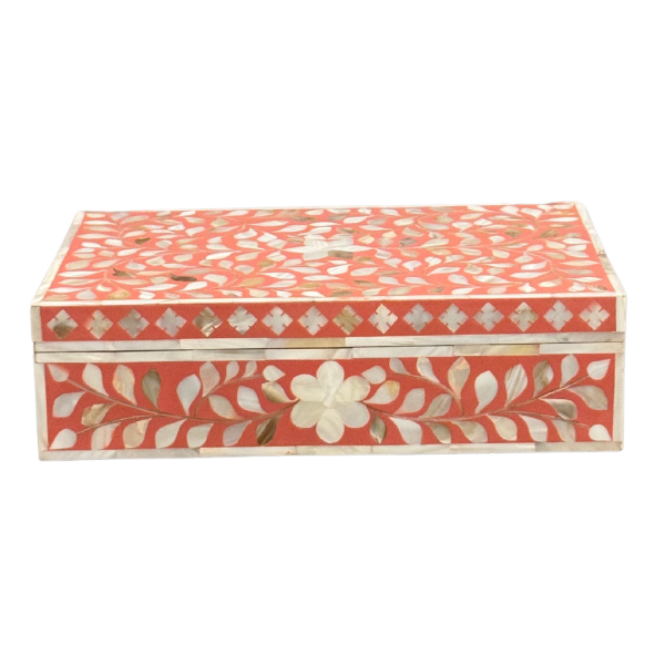 Iris Box - Pink Mother of Pearl Inlay