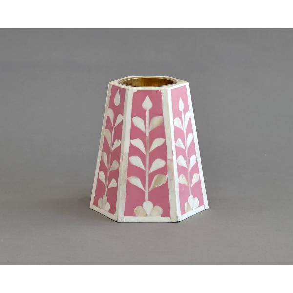 Jamila Hexagonal Medkhan - Bone Inlay