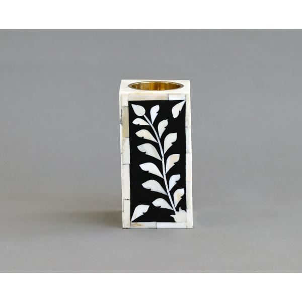 Jamila Rectangular Medkhan - Bone Inlay