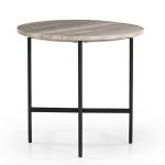 Ava Side Table - Brown Marble