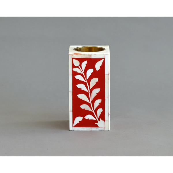 Jamila Rectangular Medkhan - Bone Inlay