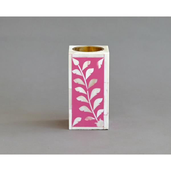 Jamila Rectangular Medkhan - Bone Inlay