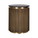 Vihaan Side Table - Brass Clad