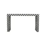 Maze Console - Black Bone Inlay