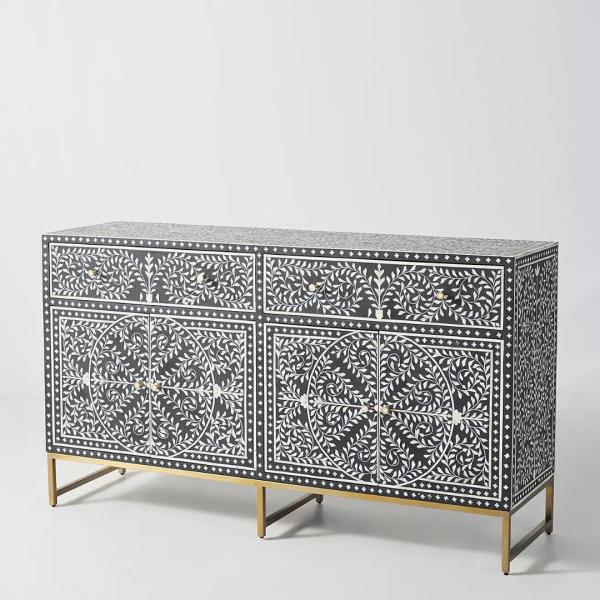 Jade Sideboard Buffet - Black Bone Inlay
