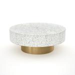 Iris Coffee Table - White Mother of Pearl