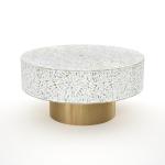Iris Coffee Table - White Mother of Pearl