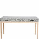 Aayat Mini Dresser Console - Grey Bone Inlay
