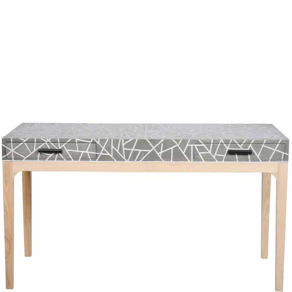Aayat Mini Dresser Console - Grey Bone Inlay