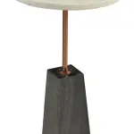 Ava Side Table - White Marble