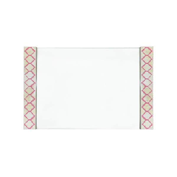 Ella Tray - Pink Bone Inlay