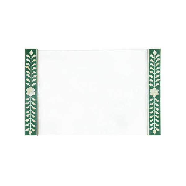 Ella Tray - Green Bone Inlay