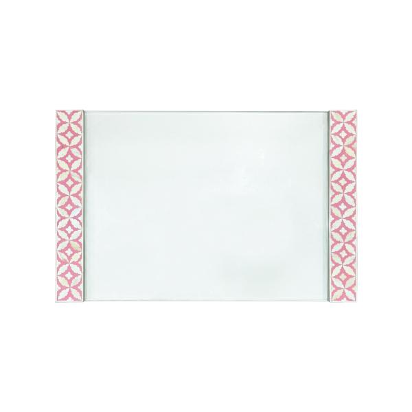 Ella Tray - Pink Bone Inlay