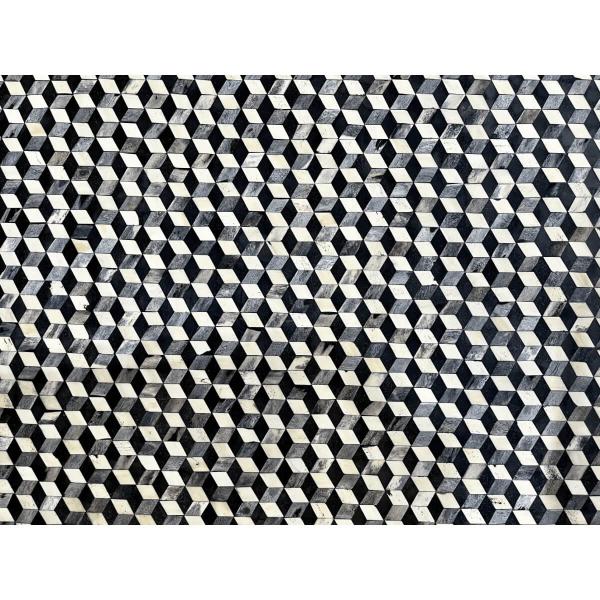 Nirvana Coffee Table - Black & White Bone Inlay